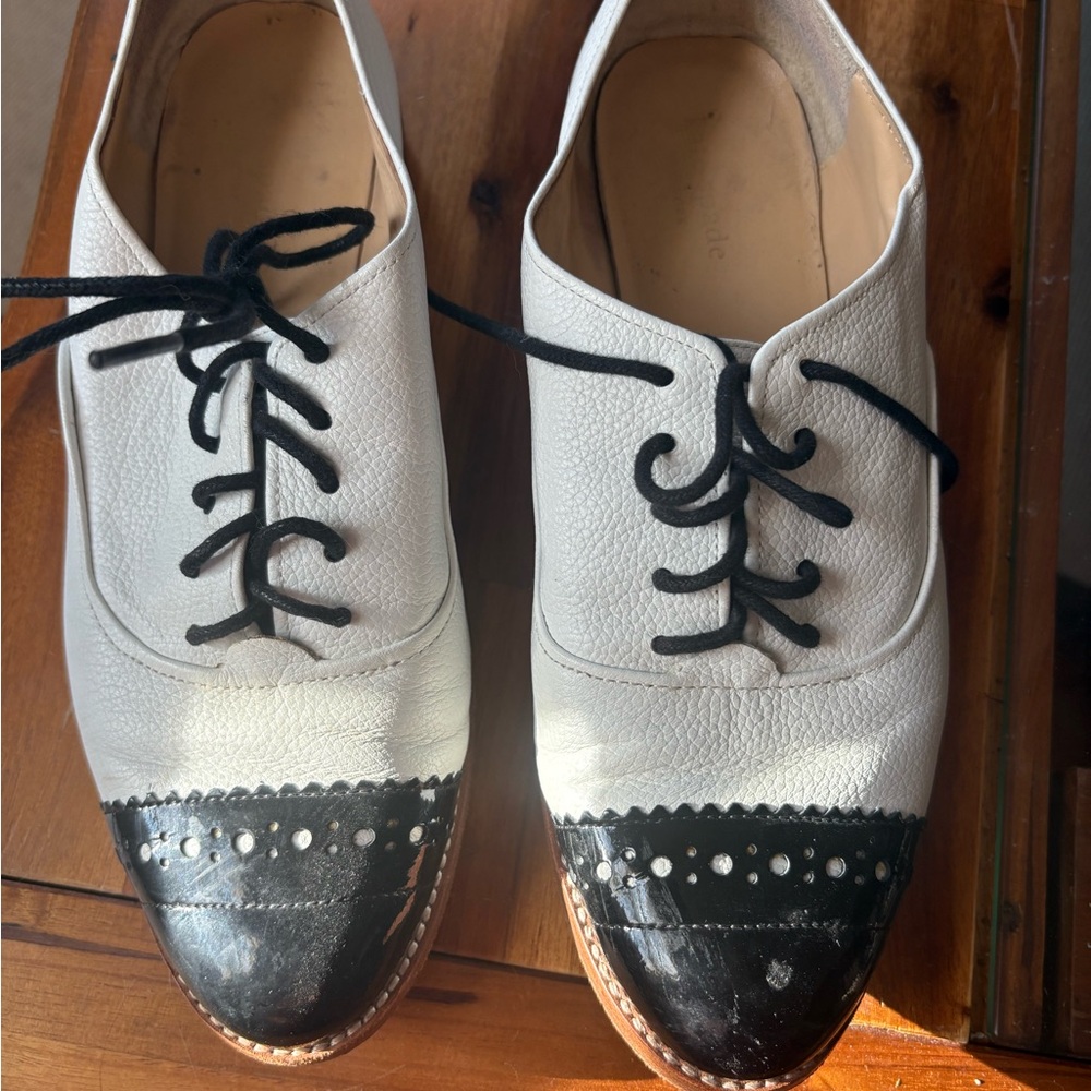 Kate Spade Classic Black and White Dress Shoes